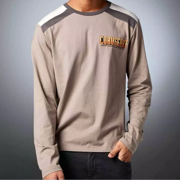 Star Wars Coruscant Tee Long Sleeve Disney Parks Galaxy's Edge Sz Lg New - Picture 2 of 10